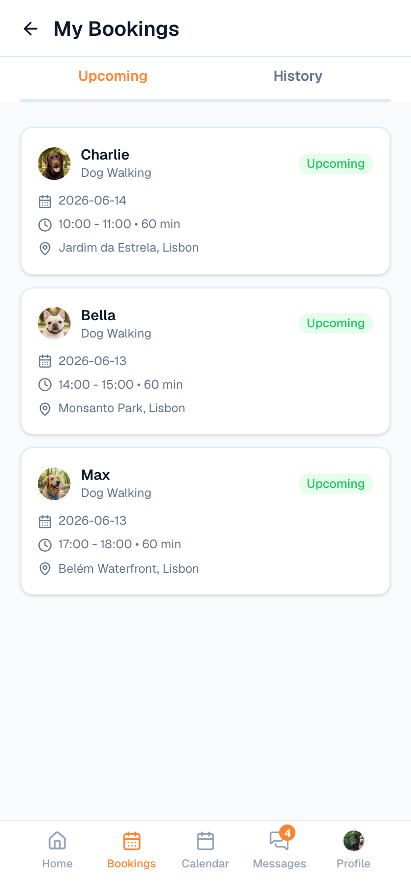 Bookings